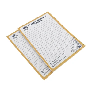 Advertising Customized Printing Logo Memo Pad Letter Writing Office Tear-Off Legal Pads Business Wide Ruled Lined Notepad