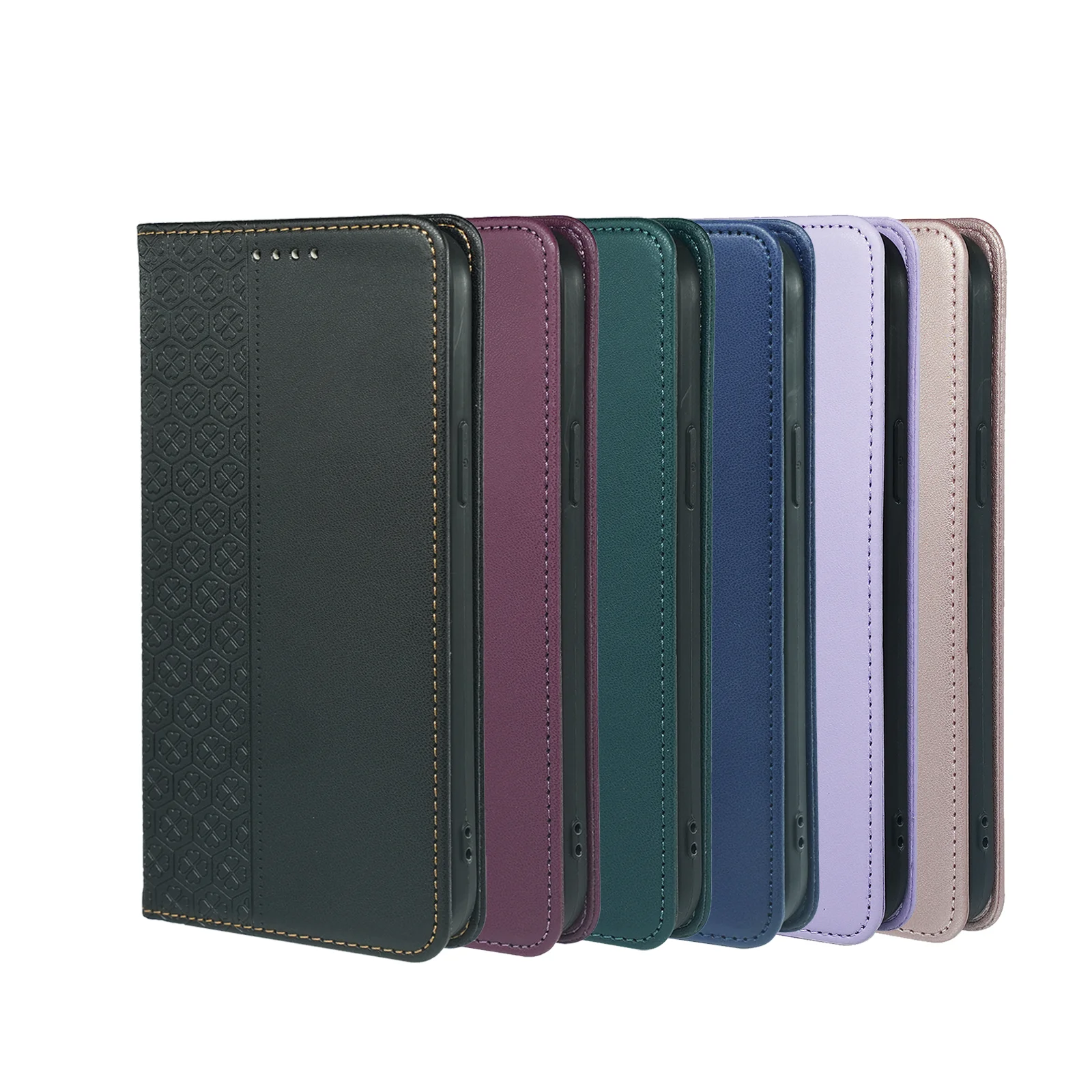 Custom Printing Ladies Wallet Phone Case for Samsung S21 FE S20 Ultra S10 Lite Magnetic Leather Flip Mobile Covers