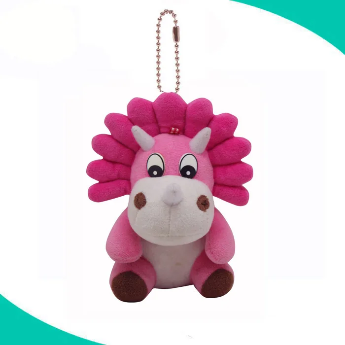 Custom Logo Stuffed Plush Brown Kangaroo Keychain with Your Own Design