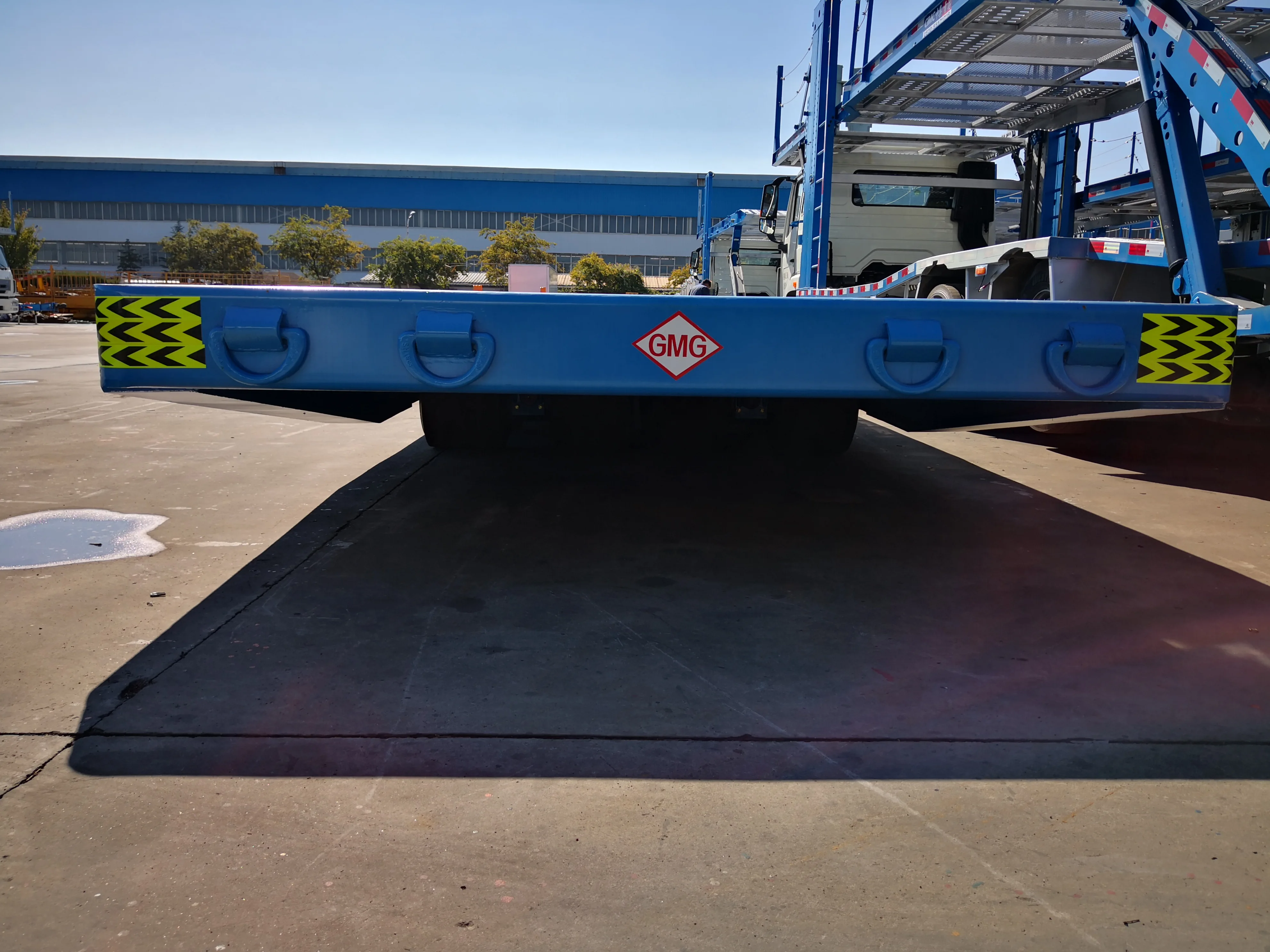 China-Made CIMC Mafi Container Flatbed Semi-Trailer Gooseneck New Steel Model 120000kg Payload for Container Loose Cargo