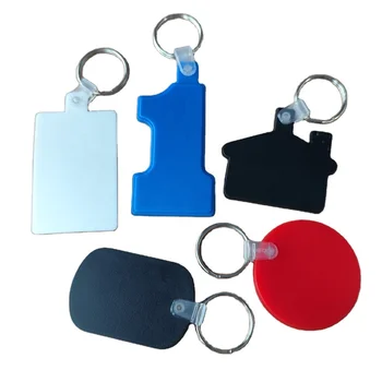 Soft PVC key chains plastic key ring PVC key holder