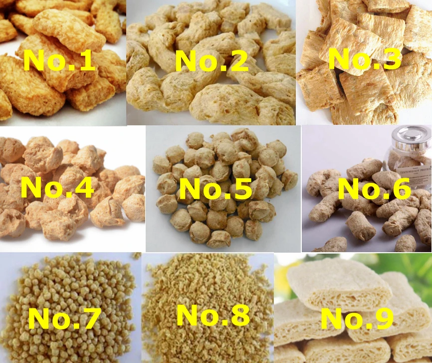 TVP/TSP/HMMA Food Processing Production Line Soybean Artificial Soya Chunks Making Machine Soya Protein Machine