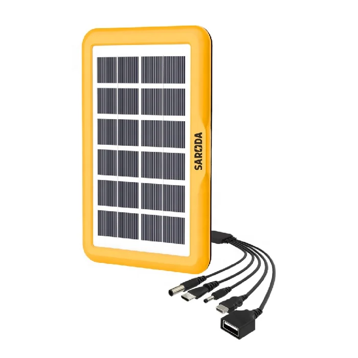 mini panel solar portátil monocristalino energía de emergencia