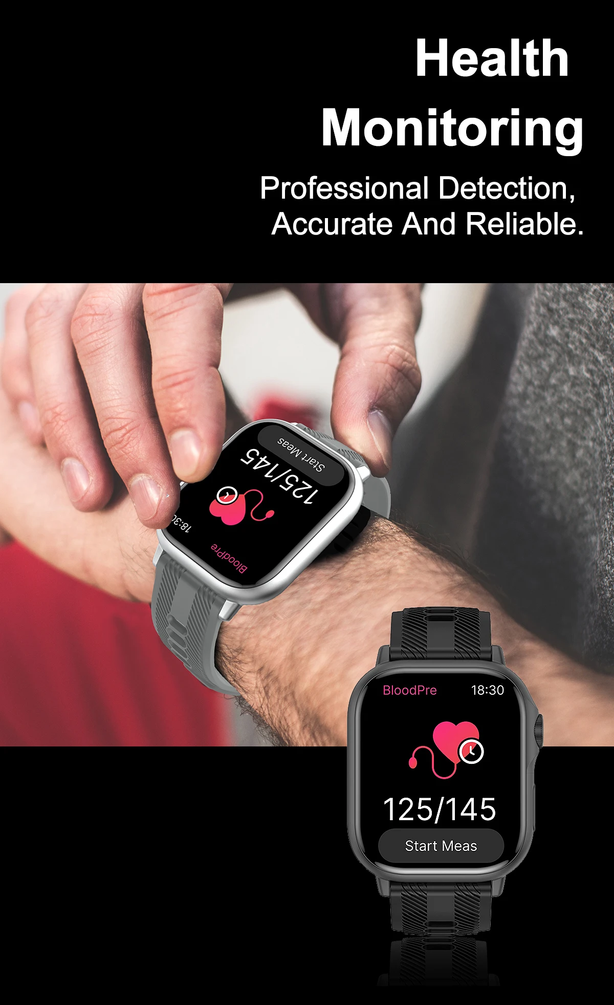 Full Touch BT Calling Waterproof Fashion Wrist Relojes Smart Watches Sports Pedometer Heart Rate Smartwatch for Men Women Kid