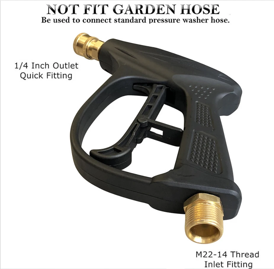 Многофункциональный водяной пистолет высокого давления с быстроразъемным цветным соплом