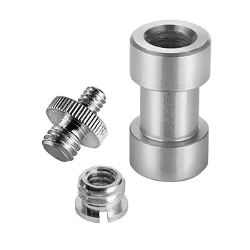 Neewer 15 Pieces 1/4"3/8"Metal Threaded Screw Converter Adapter for DSLR Camera,Tripod,Shoulder Rig,Light Stand,Camera