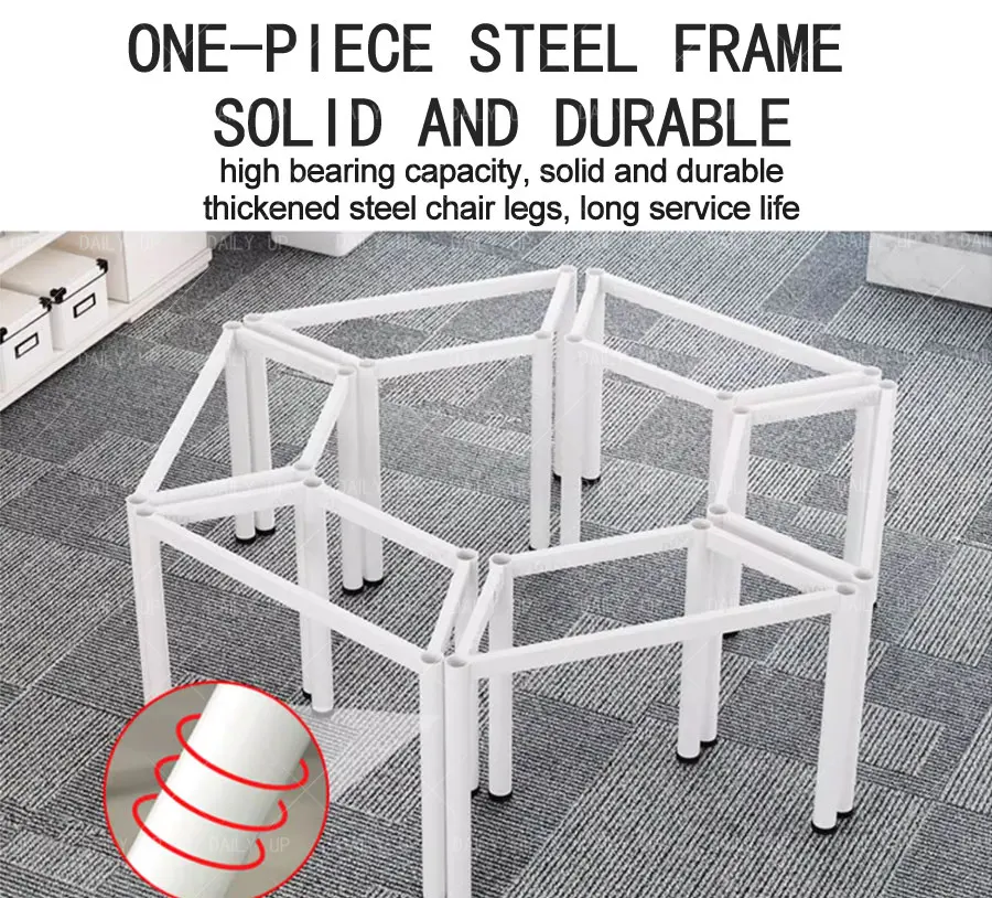 Group Reading Table and Chair With Colorful Desktop For Library Activity Studying Group Modular Reading Chair Adjustable