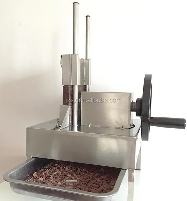 High Quality Stainless Steel Manual 1kg Chocolate Chip Shaver Machine/Mini Block Chocolate Cutting Pouch Roll Shape Machine