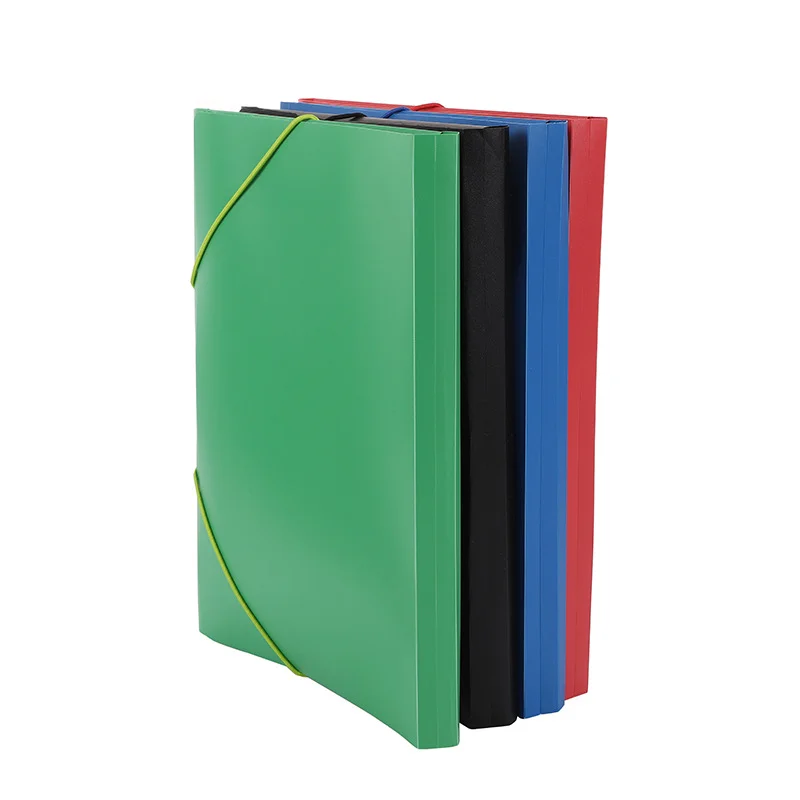 Document A4 Decorative File Folder Plastic File Folder A5 Custom Printing Document File Folder With Elastic Straps