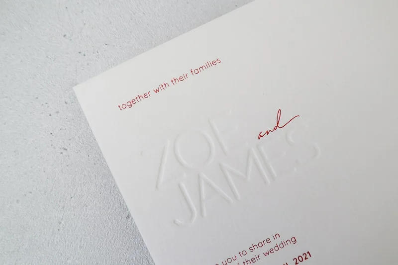 Elegant Square Marriage Wedding Invitation Card in Thick Paper