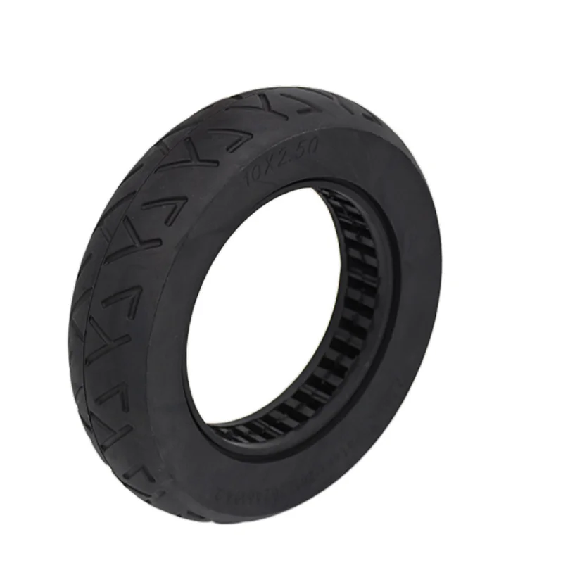 Superbsail 10 Inch Electric Scooter Tire 10x2.5 Anti-slip Solid Tire Damping Non-Pneumatic Escooter Rubber Wheels Tyre Parts details