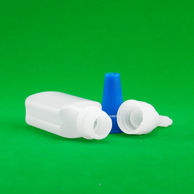 empty plastic 20ml HDPE Cyanoacrylate Adhesive super glue packing Dropper bottle