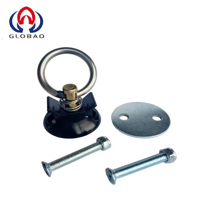 Round Anchor Point Tie Down Kit Bolt on Fitting Kit with Quick Release Tie Down Anchor