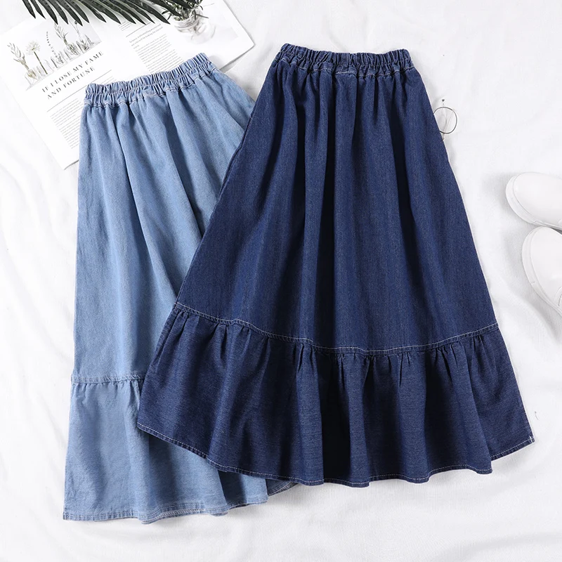 light blue skirt plus size