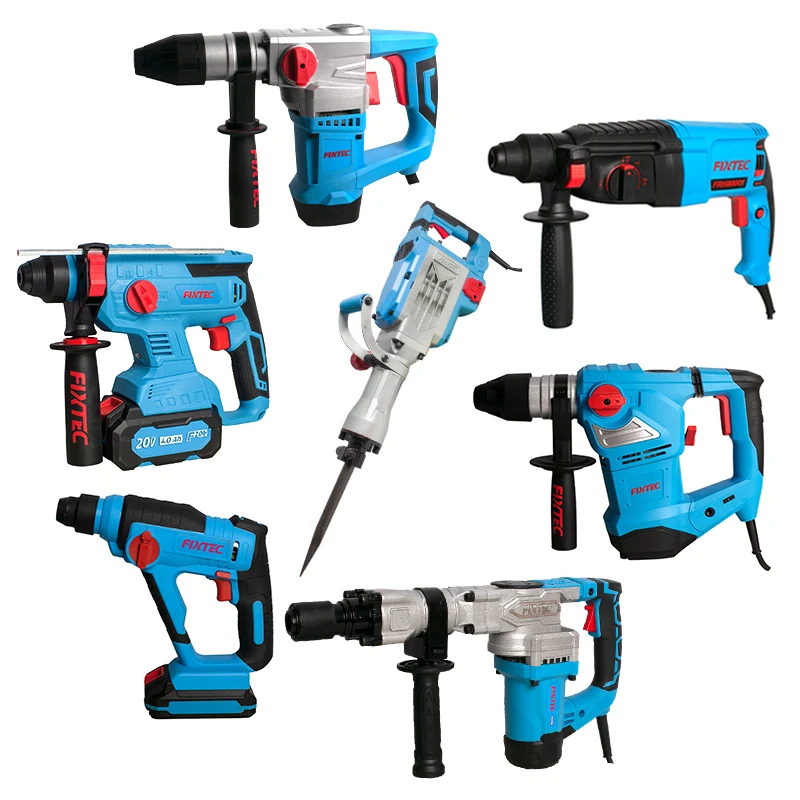 FIXTEC Hardware Tools Power Works Cordless Tools Set Combo Electrician Tool Kit