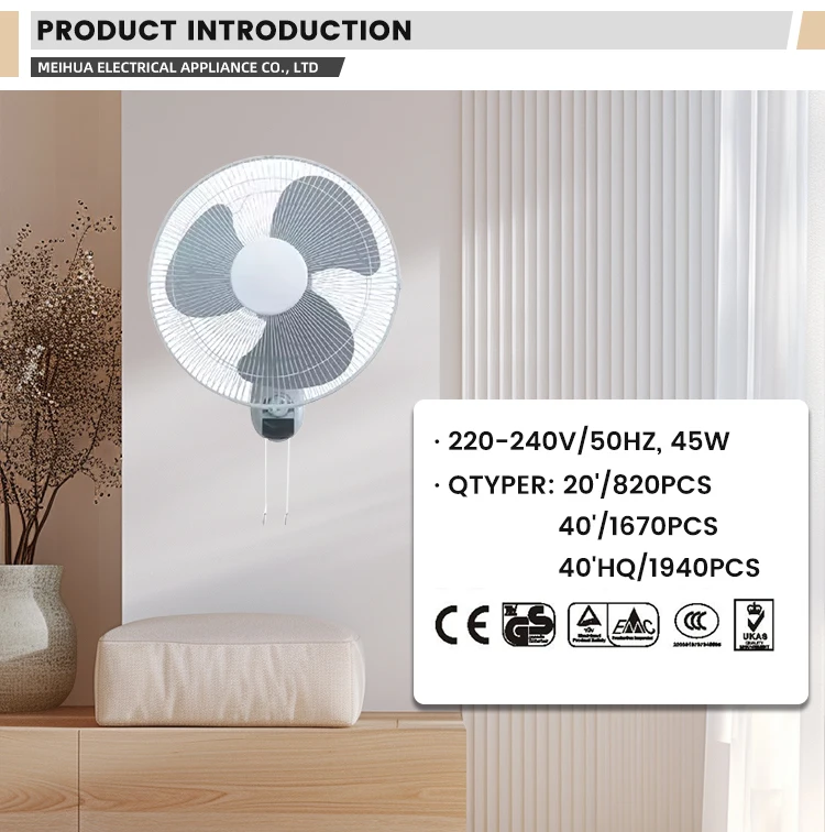 Fan, 16''wall, Wall - detail 4