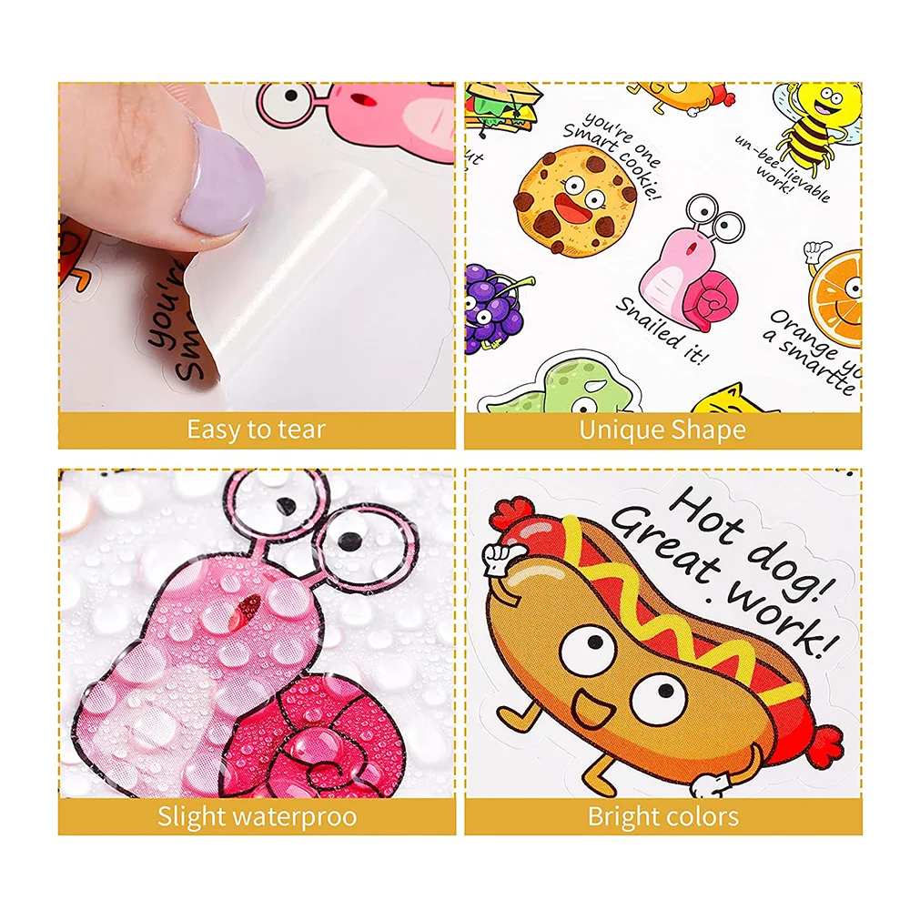 Custom Rewards Stickers Labels Motivational Stickers Inspiration Positive Accents Words Stickers for Kids Teacher School Class