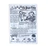 Wrinkled paper newspaper [opp bag]