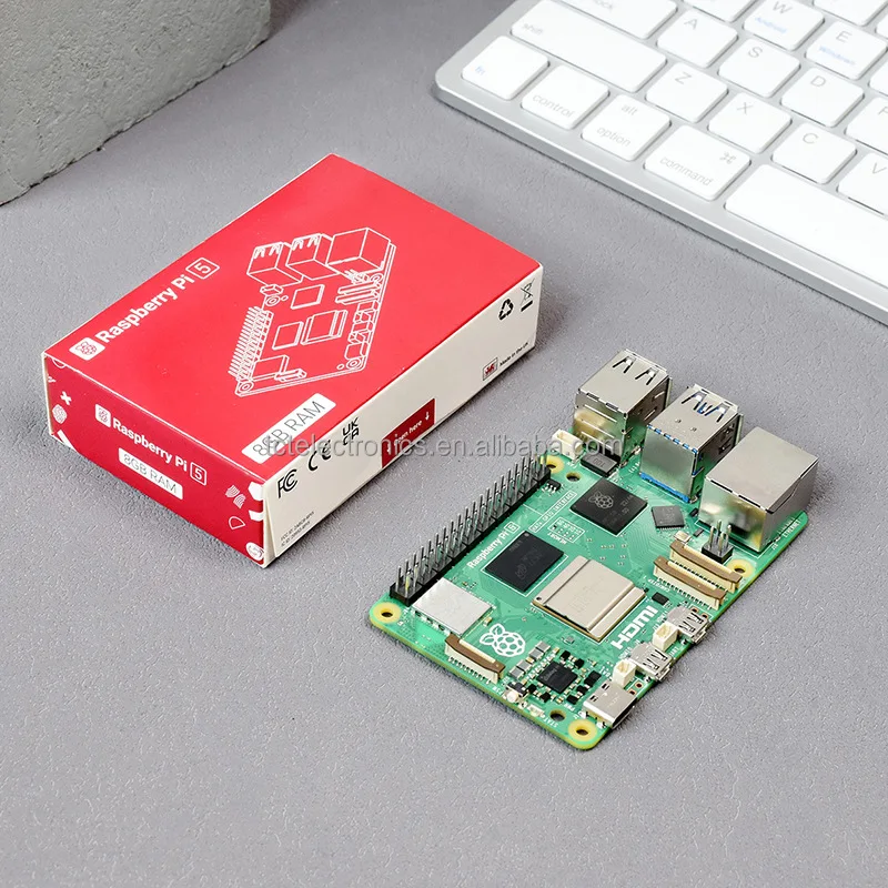 Raspberry Pi 5 Model B 16GB with BCM2712 Processor – 2.4GHz Quad