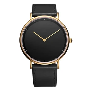 Leather Strap Stainless Steel Case Sport Fashion Water Resistant 5BAR Custom Made High Quality Professional Watch Guangzhou