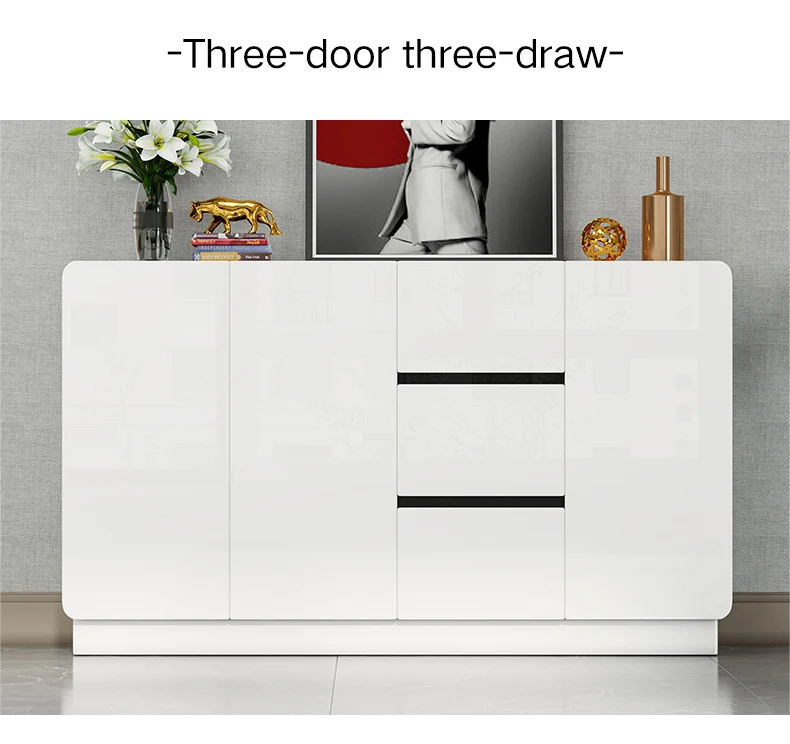 Luxury Durable Using Various Sideboard Buffet Table Solid Wood Wooden