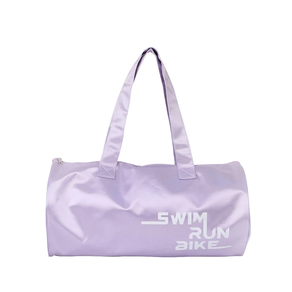 Customized Outdoor Travel Sports Bag Promotional Waterproof Handbag with Zipper Closure and Colorful Print