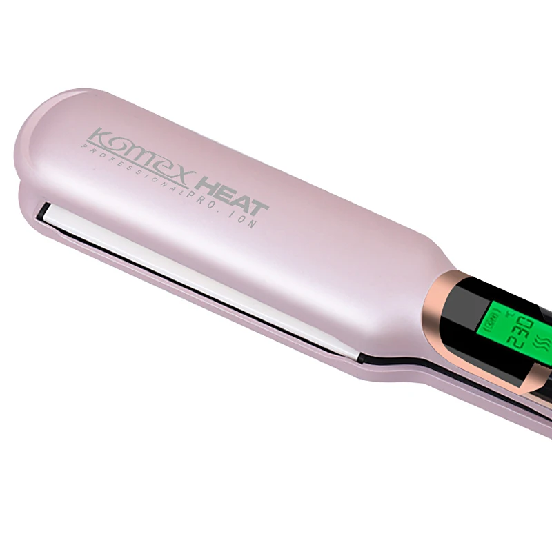 Komex-plancha plana de queratina para alisar y rizar, alisadora y