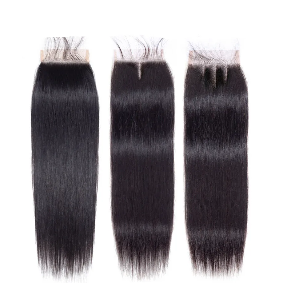 Apple Girl Brazilian Virgin Human Hair Extensions with 4x4 Closure - 5 in  1-4/27