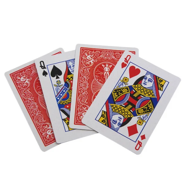 Magic Trick 4Q Paper Disappearing Card Illusion Gimmick Close-up Magic Prop Toy for Magician