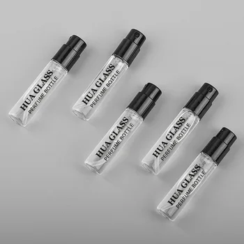 Test Mini Bottle Free Samples Perfume Tester Vial Spray Bottle 1.5ml 2ml 3ml 5ml Crimp Pump Atomizer Customized Logo