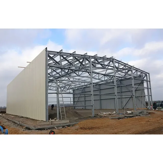 Quickly build low-cost  prefab building steel school building Goat House Sheep Barn Farming Shed