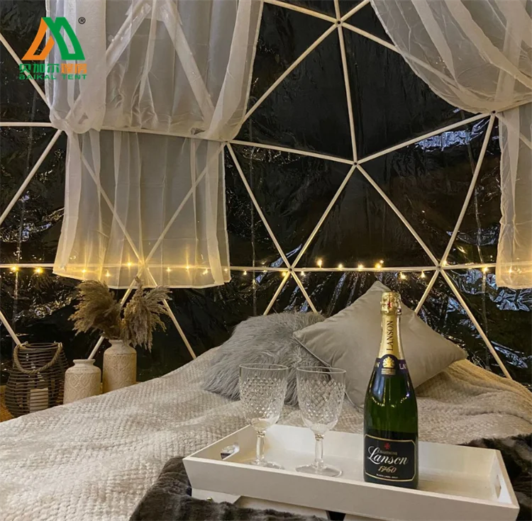 Outdoor Small Cute Transparent Clear Igloo Tent for Romantic Dinner