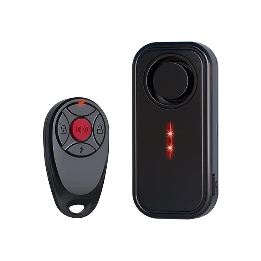 Wireless Vibration Motorcycle Bike Alarms Anti-Theft 113db Bicycle Alarm  with Remote Control