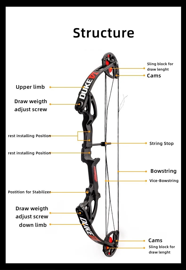 Professional Wholesale Archery Shooting Compound Bow And Arrows Set For