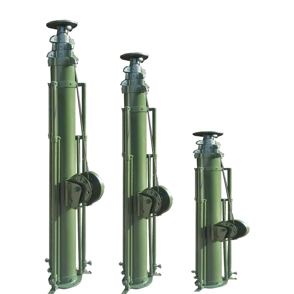 6 м ручная лебедка коленчатая телескопическая мачтовая башня крепление на