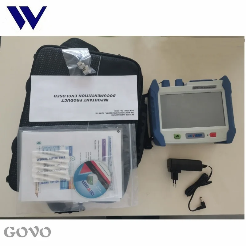 AE3100EP-1 DEVISER PON OTDR 7 inch LCD Touch Screen 1310/1550 /1625nm 43/41/40dB Long Haul Networks OTDR