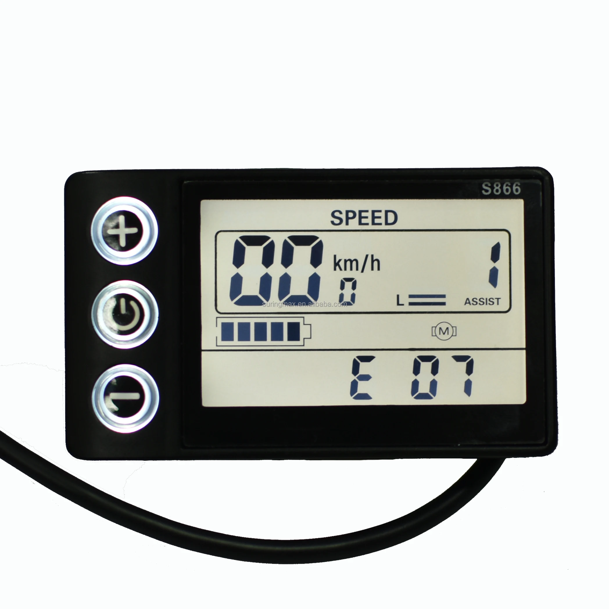 Cheap Accessories 24v 36v 48v 60v Instrument Ebike Lcd Display Meter