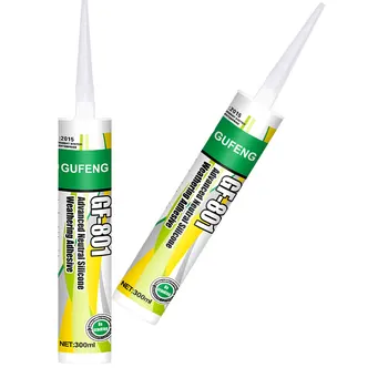 Waterproof Neutral Silicone Sealant Strong Adhesion Weather-Resistant Exterior Wall Adhesive for Woodworking for Exterior Walls