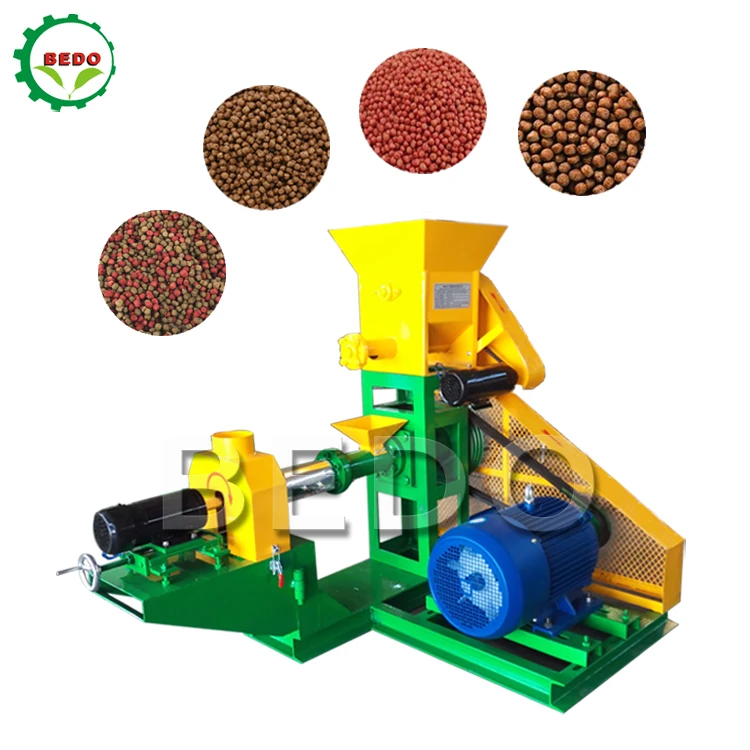 Round Fish Feed Floating Pellet Machine Fish Food Machine Feed Processing Machines