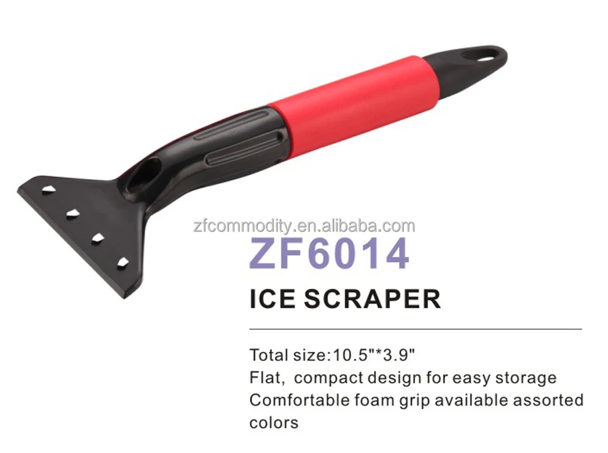 Дешевый Рекламный скребок для льда пластиковый и снега с мягкой ручкой автомобиля волшебный