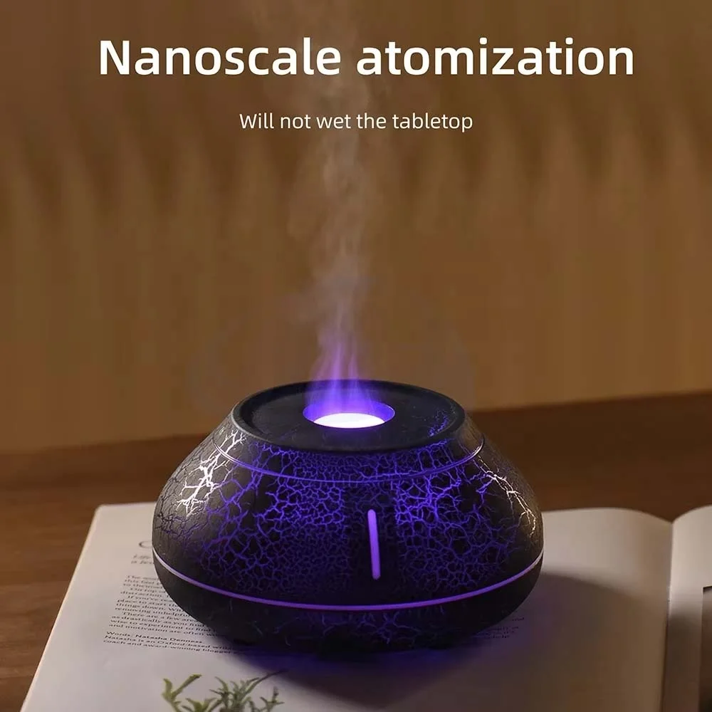 New Flame Aromatherapy Machine Simulation Fire Sprayer USB Home Bedroom Humidification Fragrance Ambient Light 7