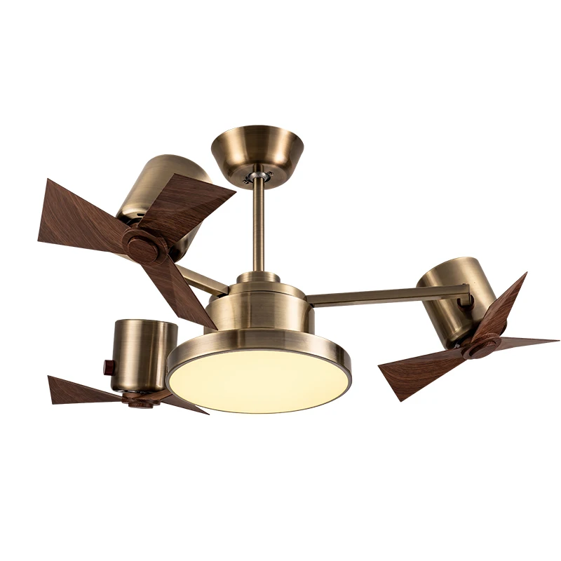High Quality Silent Function Ceiling Fan with Remote Control Copper Motor Fan Light