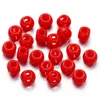 ลูกปัดอะคริลิคสี่ทาง - สีแดง
