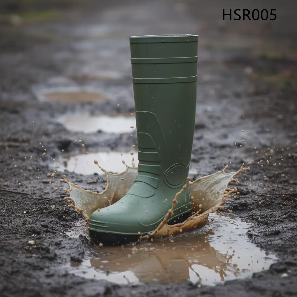 LXG,fishery Worker Steel Toe Insert Waterproof Safety Rain Boots Livestock Farm All Color Available Long Tube PVC GumbootsHSR006