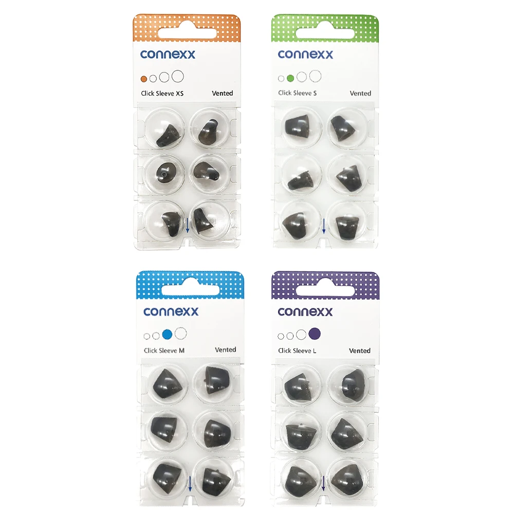 Siemens Signia Rexton Hearing Aid Domes Pack Of 6 Click Sleeve Fit