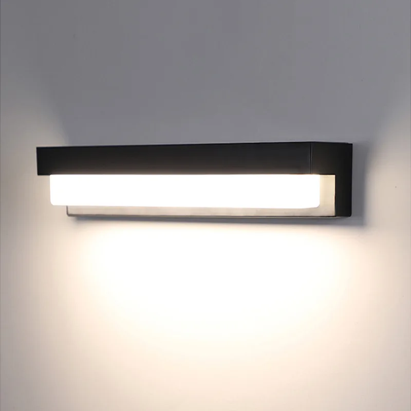 Foris LED Paries Lampas Solar & Waterproof Horticola Lux pro Villa Quadrangulo cum Sensu Corporis Humani pro Iter Balconium Muri Illuminatione