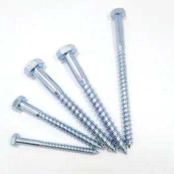 Custom Incoloy 800 Hex Head Wood Screws DIN571 M5 X 65mm -Nickel Alloy for Specialized Outdoor & High-Temperature Applications