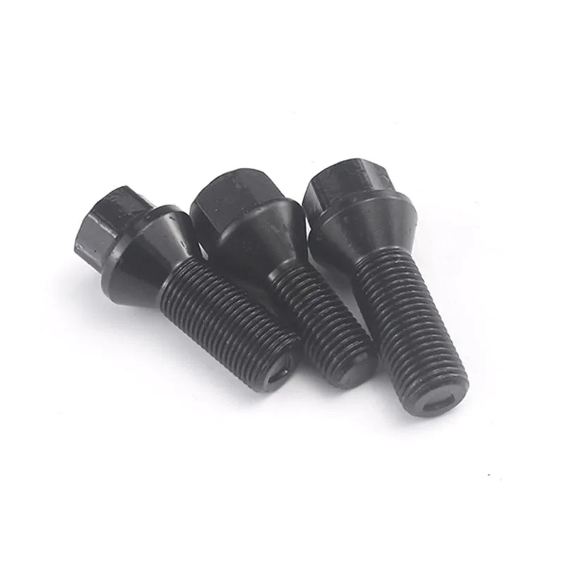 m12X1.5 10.9 Grade  Black Hub Bolt for bmw E30 E46 E93 E28 E34 E60  36136781150  Wheel Bolt Car Wheel Bolts details