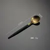 black dessert spoon