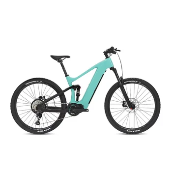 GALAXY 2023 new design Carbon Fiber Dual Suspension Bafang M510 Mid Drive e bike carbon mtb Electric Mountain Bike